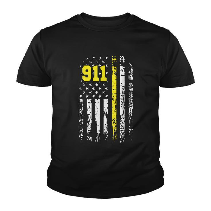 Dispatcher 911 First Responder Usa Dispatcher Gift Youth T-shirt