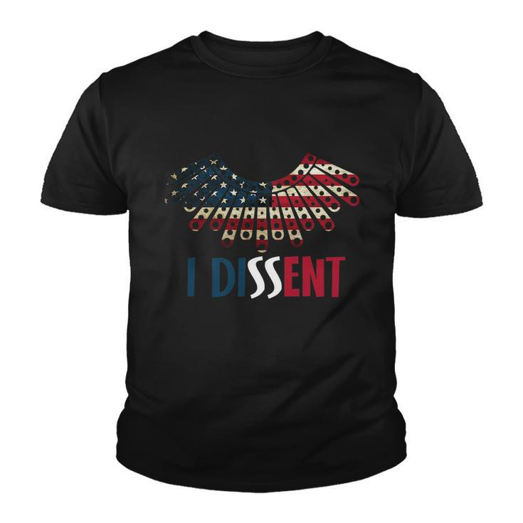 Dissent Shirt I Dissent Collar Rbg For Women Right I Dissent Youth T-shirt