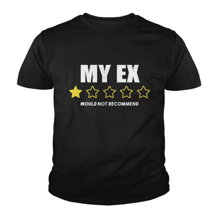 Divorce Gift For Men And Women Adult Humor My Ex Bad Review Gift Youth T-shirt