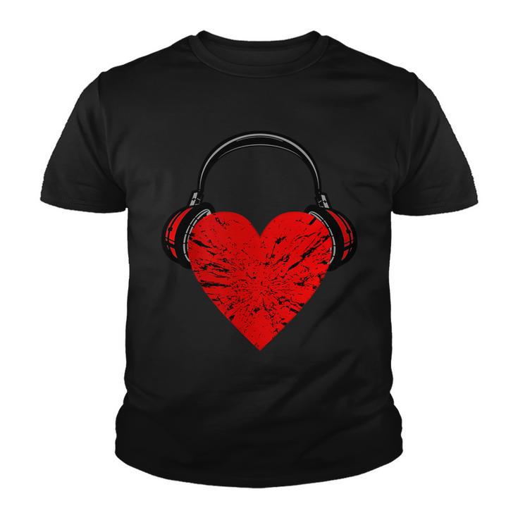 Dj Heart Music Youth T-shirt