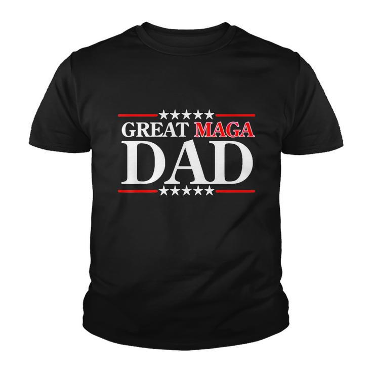 Donald Trump Jr Fathers Day Great Maga Dad Youth T-shirt