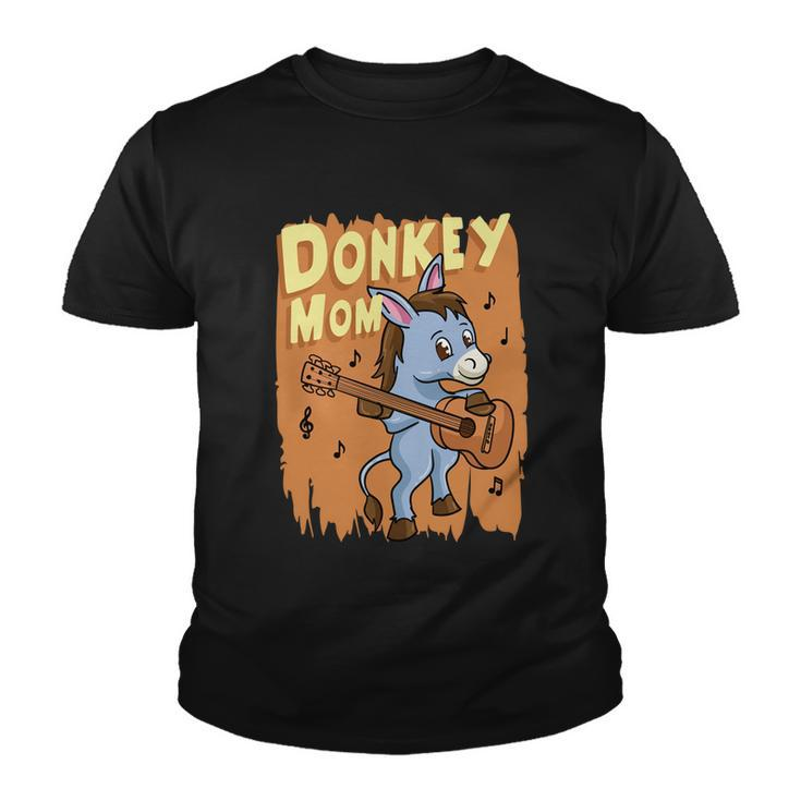 Donkey Mom Cute Mule Farm Animal Agriculture Cute Gift Youth T-shirt