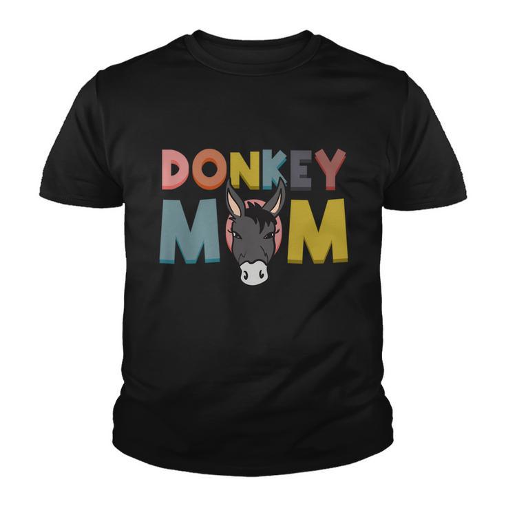 Donkey Mom Funny Mule Farm Animal Gift Youth T-shirt