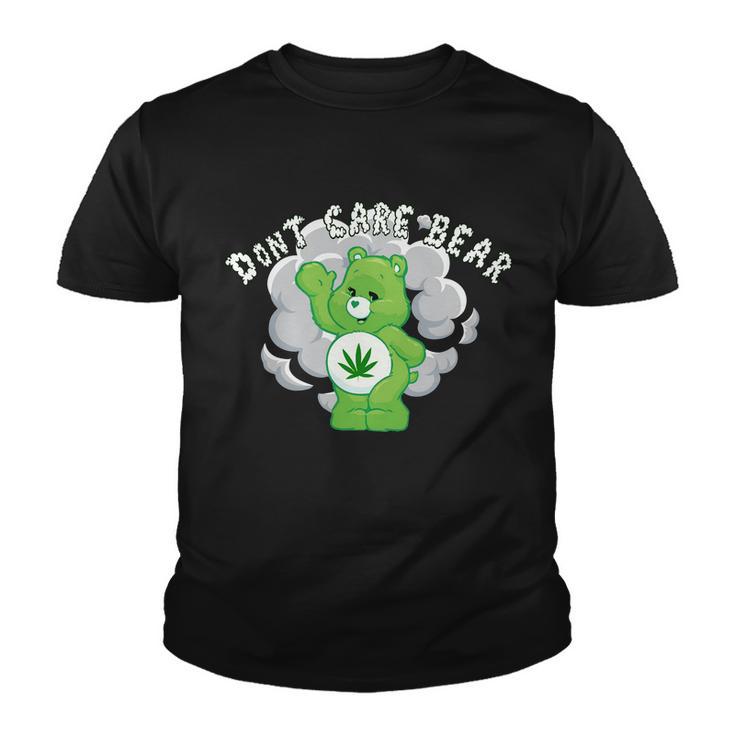 Dont Care Smoking Bear Tshirt Youth T-shirt