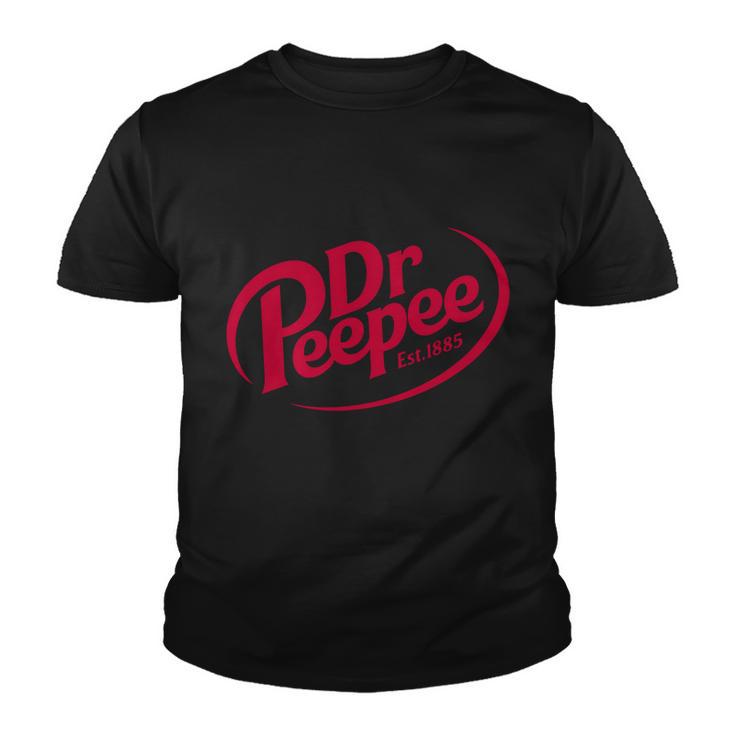 Dr Peepee Soda Pop Logo Youth T-shirt