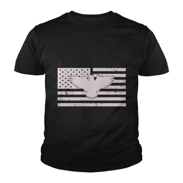 Eagle Graphic 4Th Of July American Independence Day Flag Plus Size Youth T-shirt