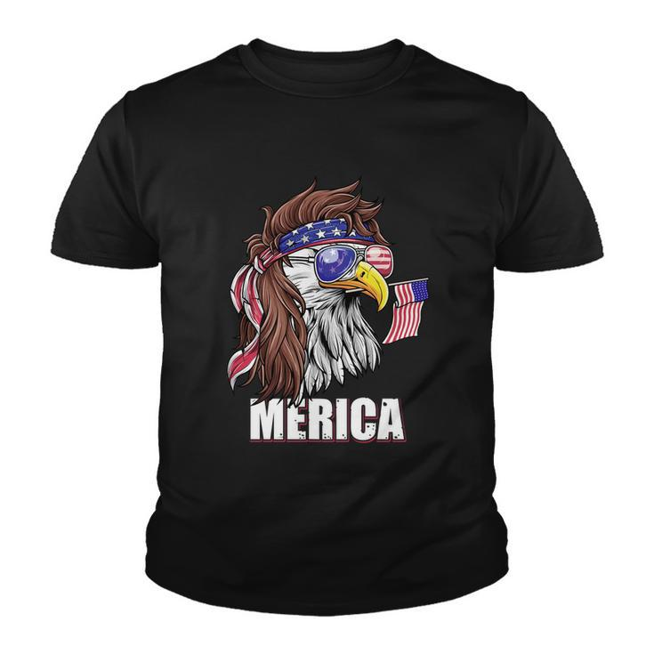 Eagle Mullet 4Th Of July Usa American Flag Merica Funny Gift V2 Youth T-shirt