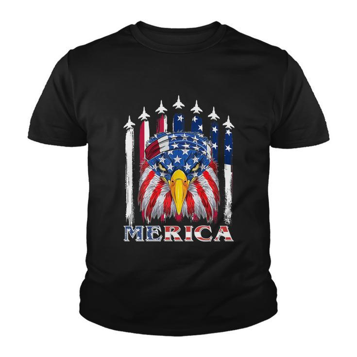Eagle Mullet 4Th Of July Usa American Flag Merica Gift V2 Youth T-shirt