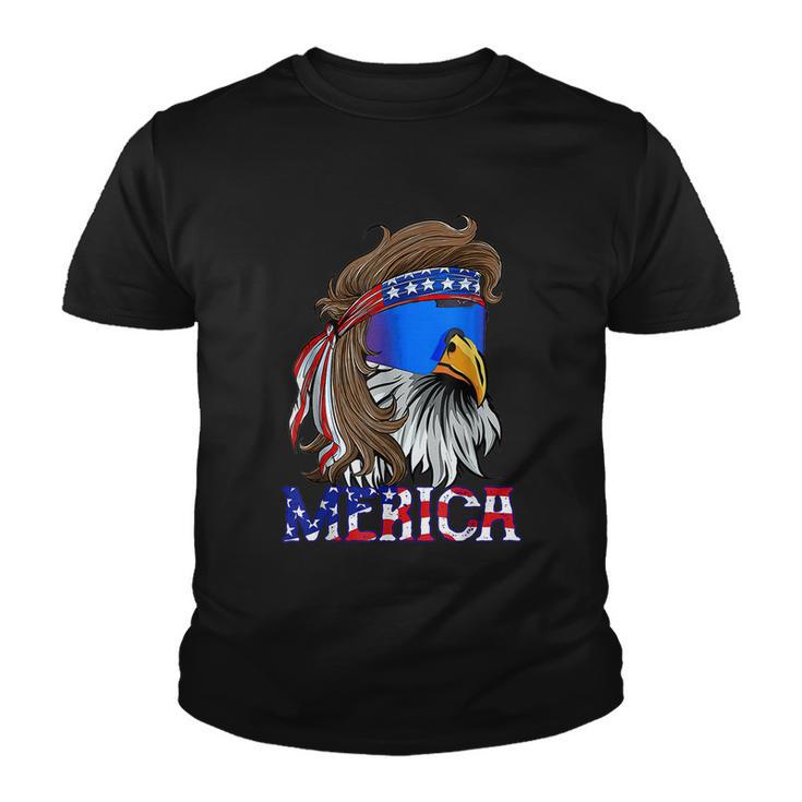 Eagle Mullet 4Th Of July Usa American Flag Merica Gift V9 Youth T-shirt