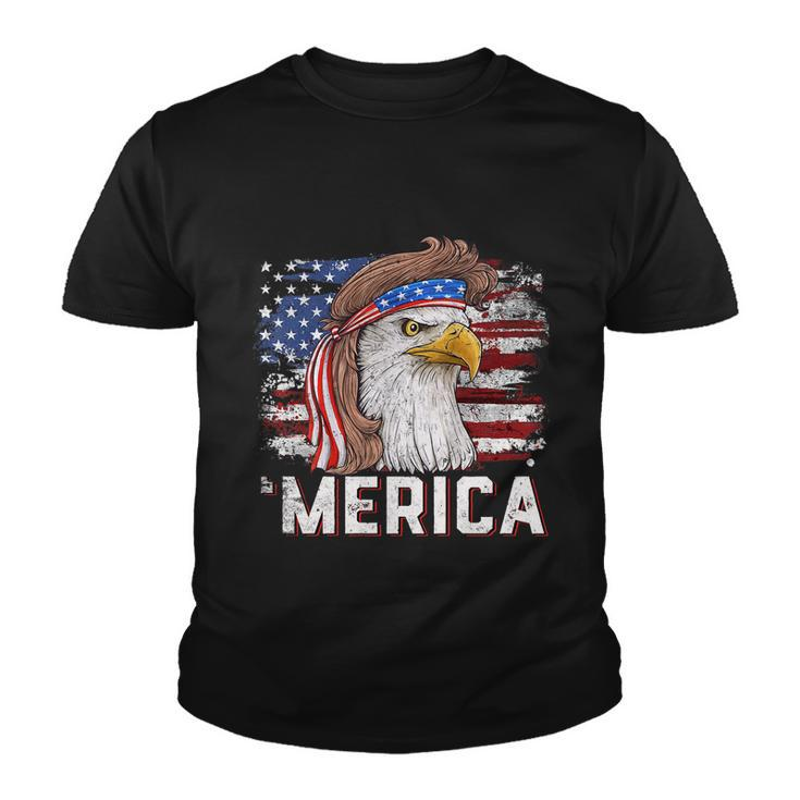 Eagle Mullet 4Th Of July Usa American Flag Merica Meaningful Gift Youth T-shirt