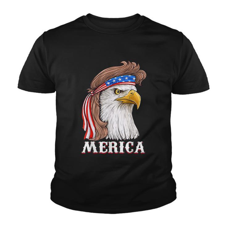Eagle Mullet 4Th Of July Usa American Flag Merica V3 Youth T-shirt