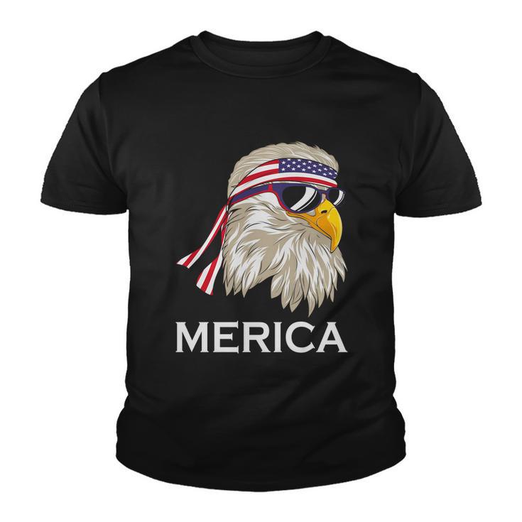 Eagle Mullet 4Th Of July Usa Merica Funny 4Th Of July Gift Youth T-shirt