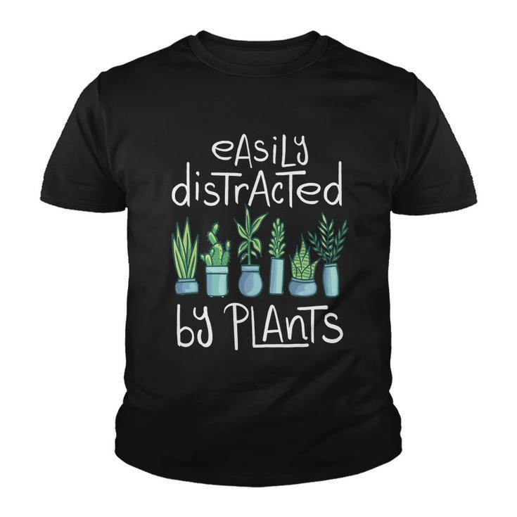 Easily Distracted By Plants V2 Youth T-shirt