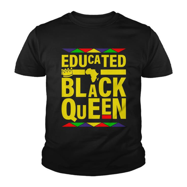 Educated Black Queen Tshirt Youth T-shirt