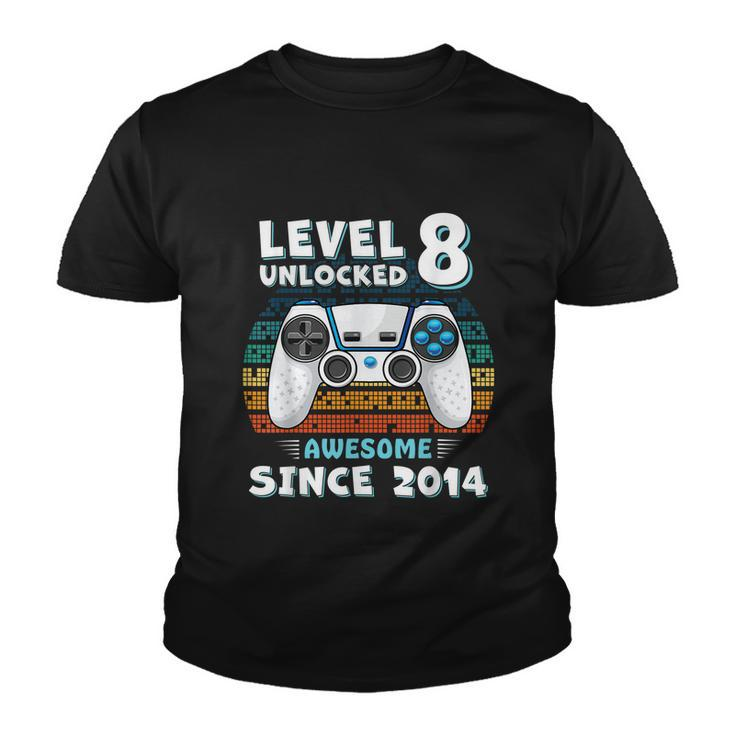 Eight 8Yr Bday Son Boy Funny Gamer 8Th 8 Years Old Birthday Youth T-shirt