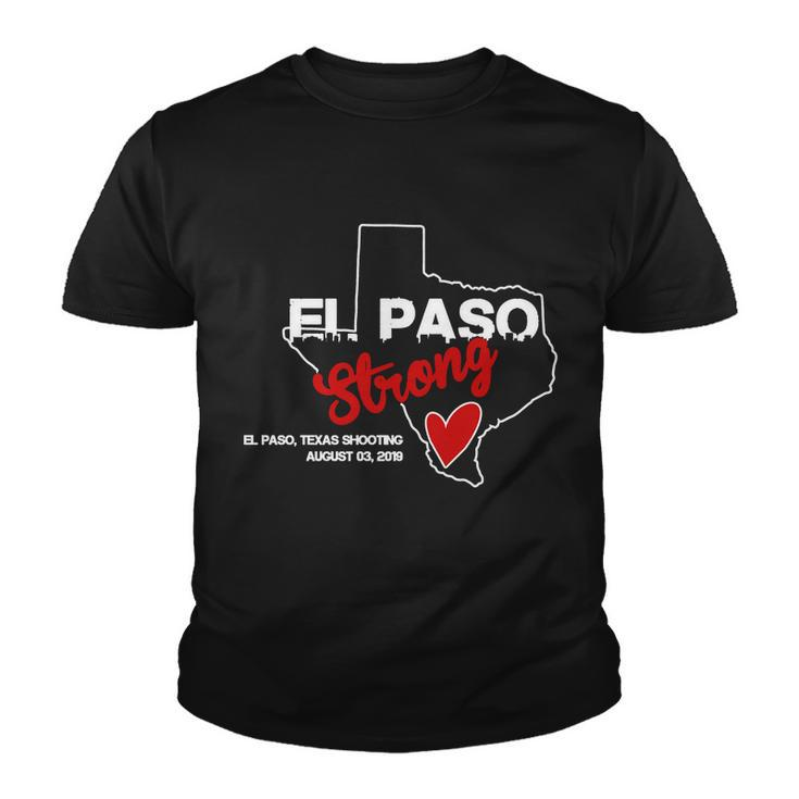 El Paso Strong Texas Shooting Tshirt Youth T-shirt