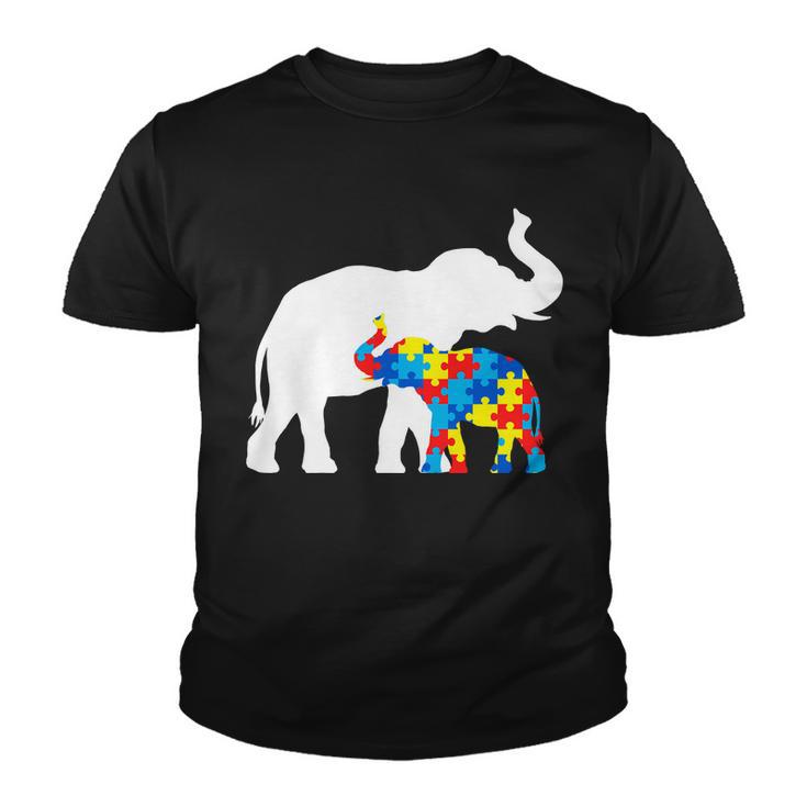 Elephant Puzzle Autism Parents Tshirt Youth T-shirt