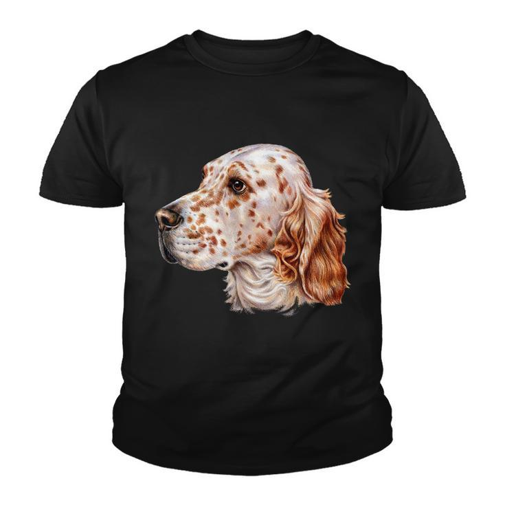 English Setter Dog Tshirt Youth T-shirt
