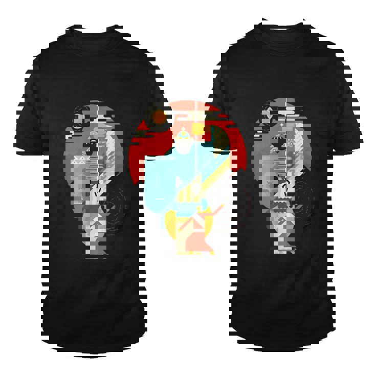 Epic David And Goliath Christian Bible Graphic Youth T-shirt