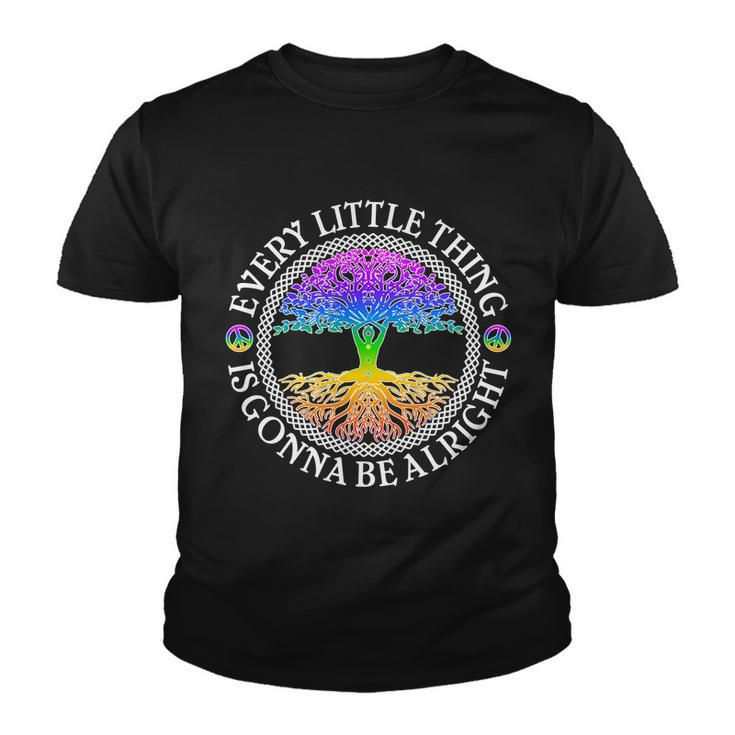 Every Little Thing Is Gonna Be Alright Yoga Tree Youth T-shirt