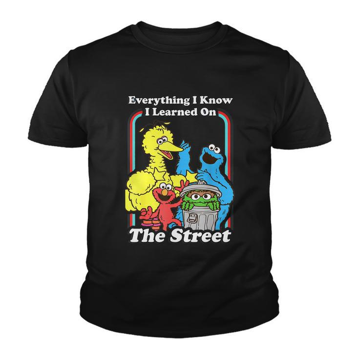 Everything I Know I Learned On The Streets Youth T-shirt