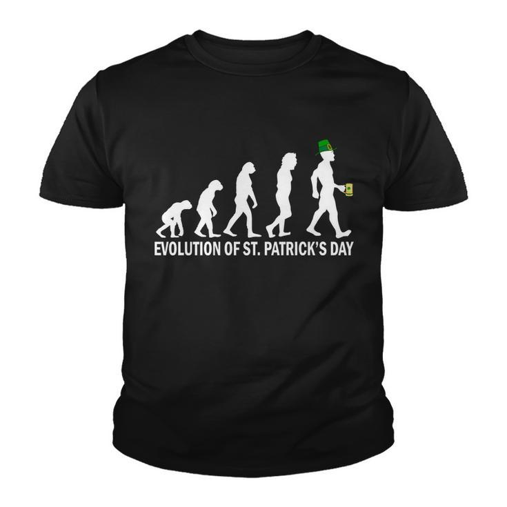 Evolution Of St Patricks Day Tshirt Youth T-shirt