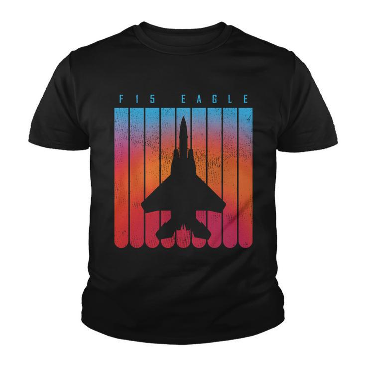 F-15 Eagle Jet Fighter Retro Youth T-shirt