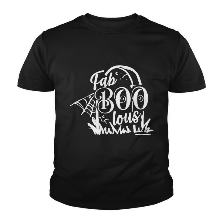 Fab Boo Lous Funny Halloween Quote Youth T-shirt