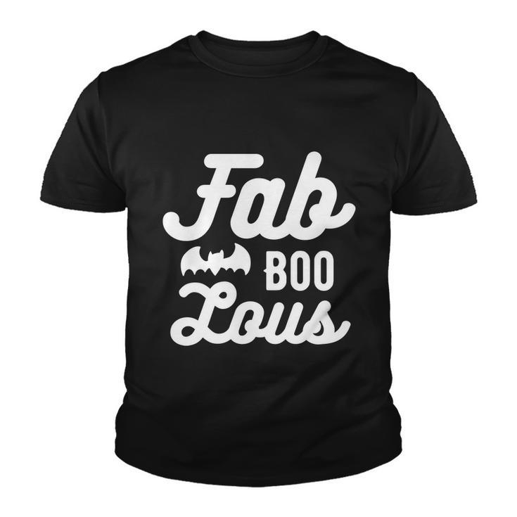 Fab Boo Lous Halloween Quote Youth T-shirt