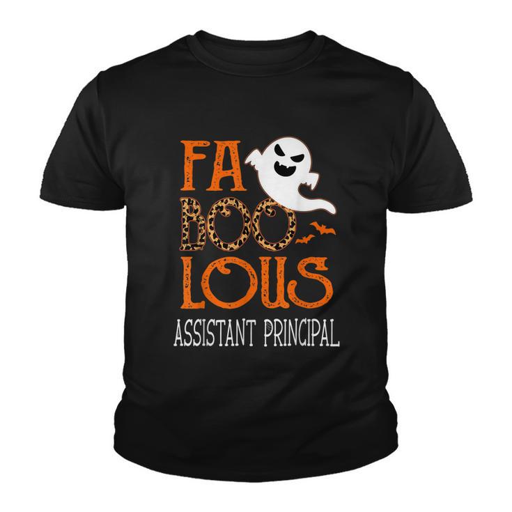 Faboolous Assistant Principal On Halloween Party Funny Ghost Youth T-shirt