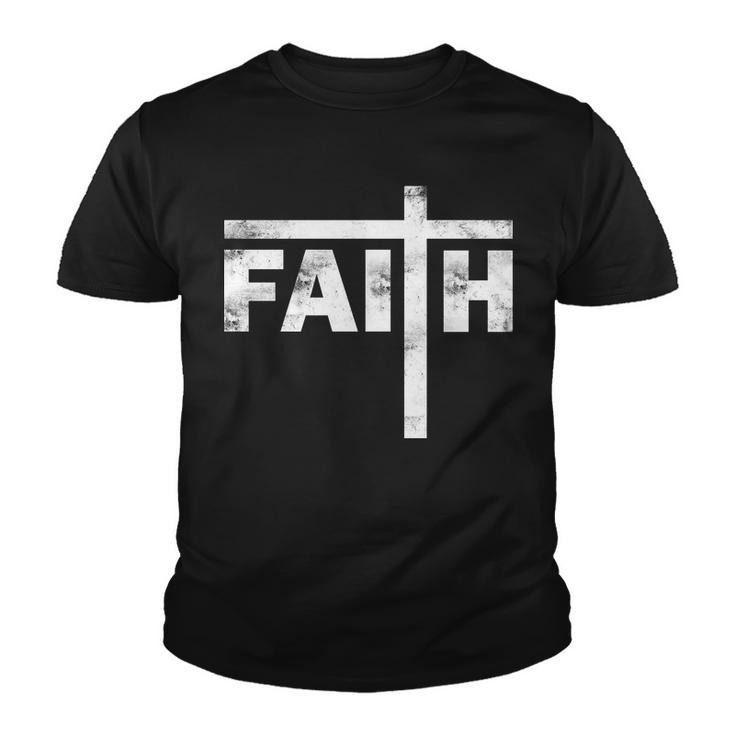 Faith Cross Logo Youth T-shirt