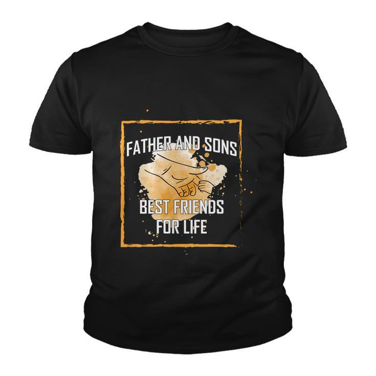 Father And Sons Best Friends For Life Fathers Day Gifts Graphic Design Printed Casual Daily Basic Youth T-shirt
