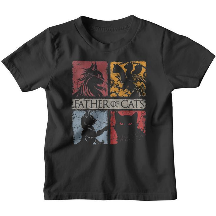Father Of Cats  - Cat Lovers Cat Dad Fabulous Youth T-shirt