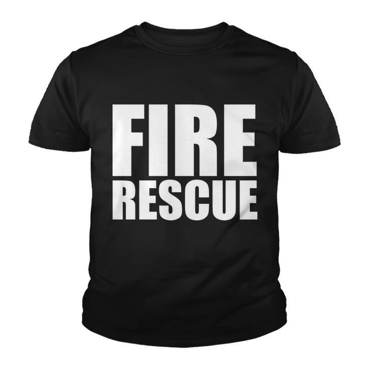 Fire Rescue Tshirt Youth T-shirt