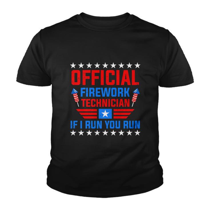 Firework Technician 4Th Of July Funny Youth T-shirt