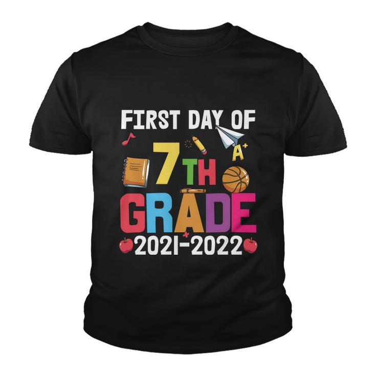 First Day Of 7Th Grade 2021_2022 Back To School Youth T-shirt