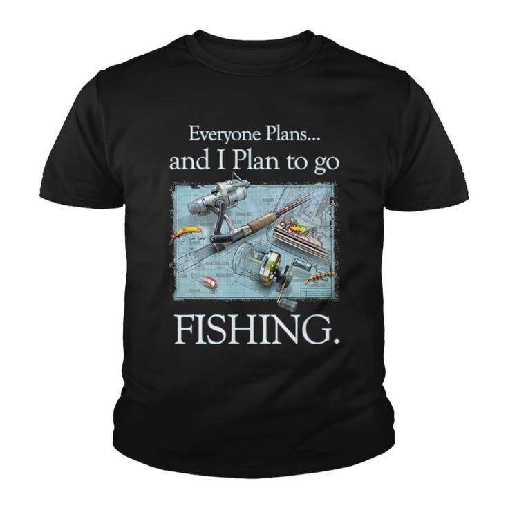 Fishing Plan To Fish Youth T-shirt