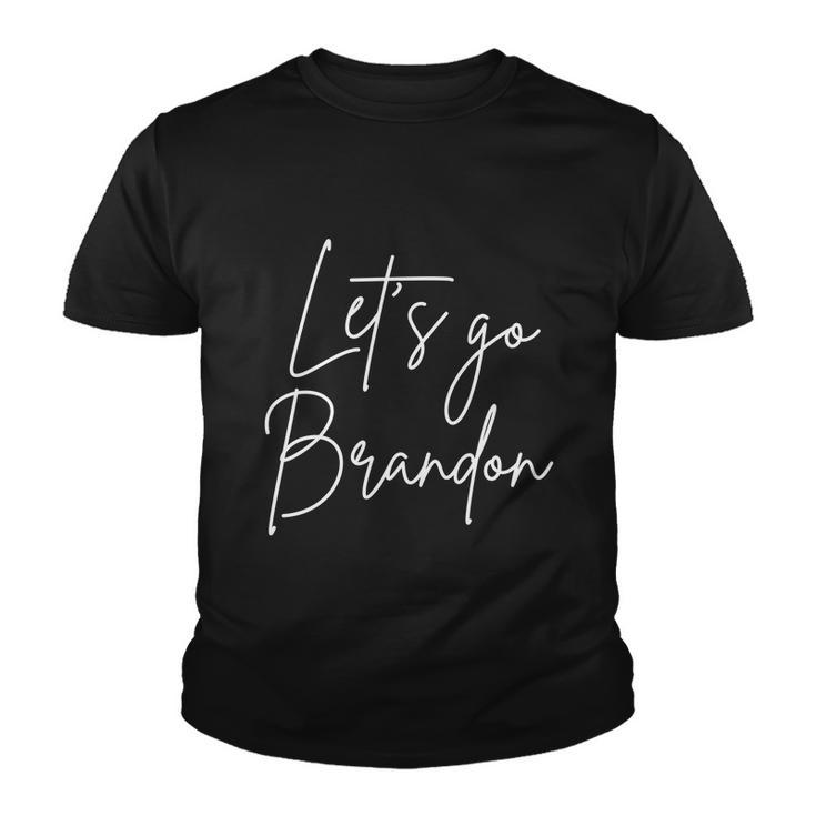 Fjb Lets Go Brandon Modern Stylish Design Tshirt Youth T-shirt