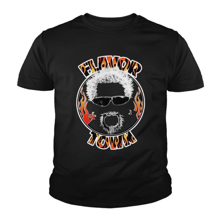 Flavor Town Cooking Guy Youth T-shirt
