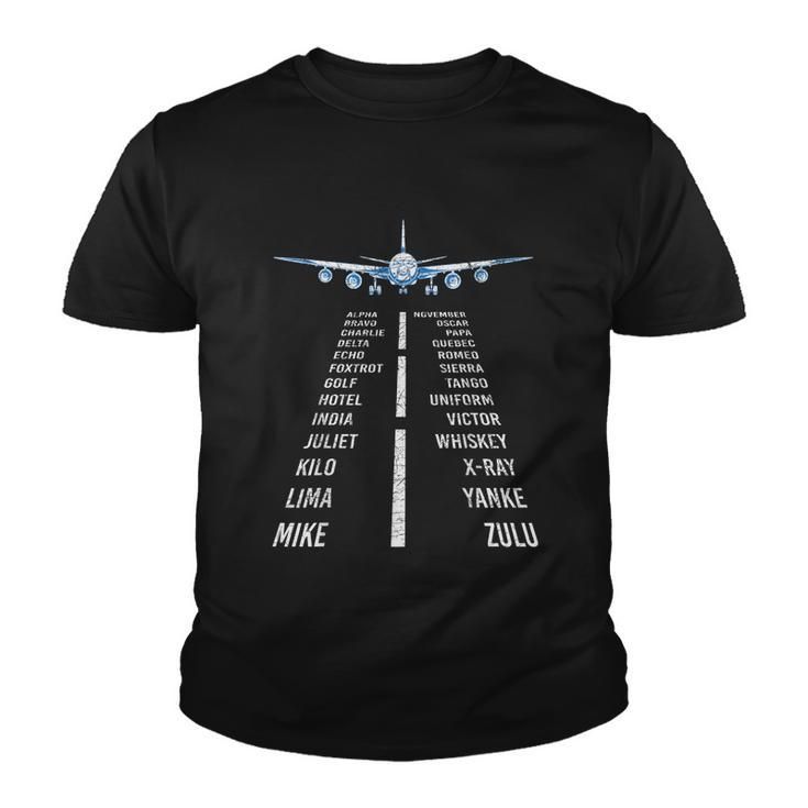 Flying Airplane Plane Aviation Aircraft Flight Copilot Pilot Tshirt Youth T-shirt