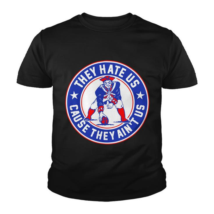 Football Champions They Hate Us Cause They Aint Us New England Youth T-shirt