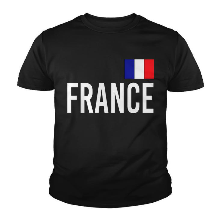 France Team Flag Logo Youth T-shirt