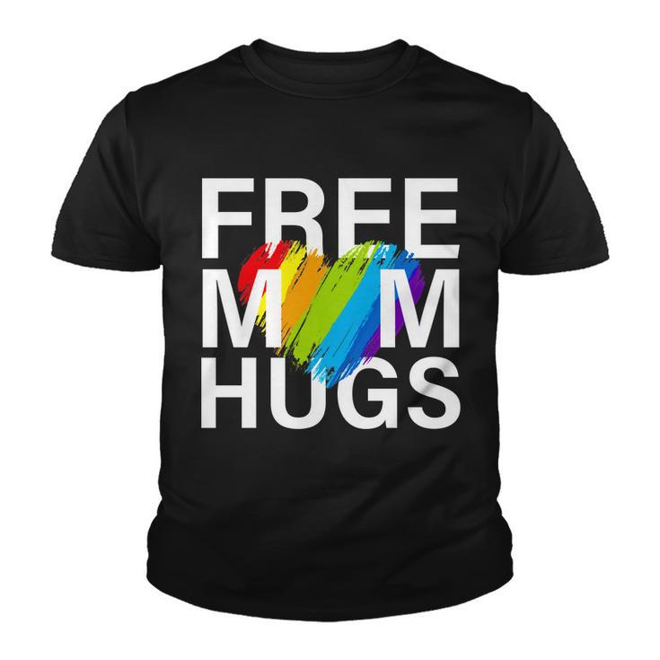 Free Mom Hugs Lgbt Heart Youth T-shirt