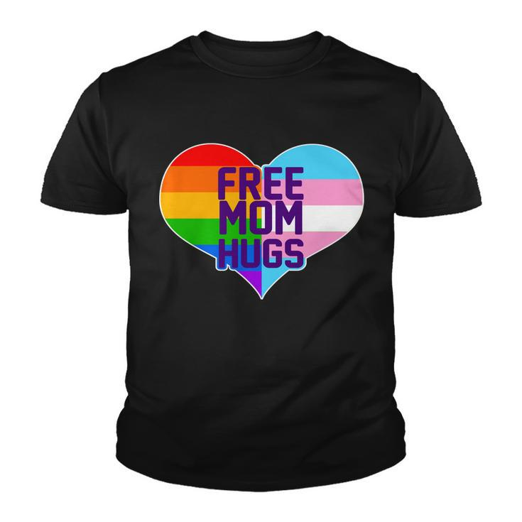 Free Mom Hugs Lgbt Support Tshirt Youth T-shirt