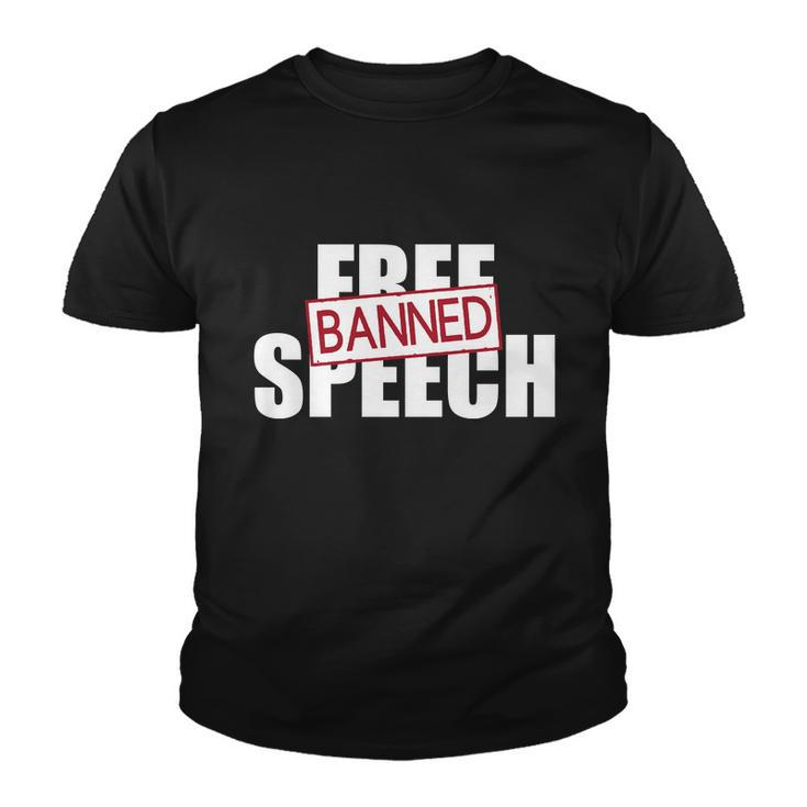 Free Speech Banned Youth T-shirt