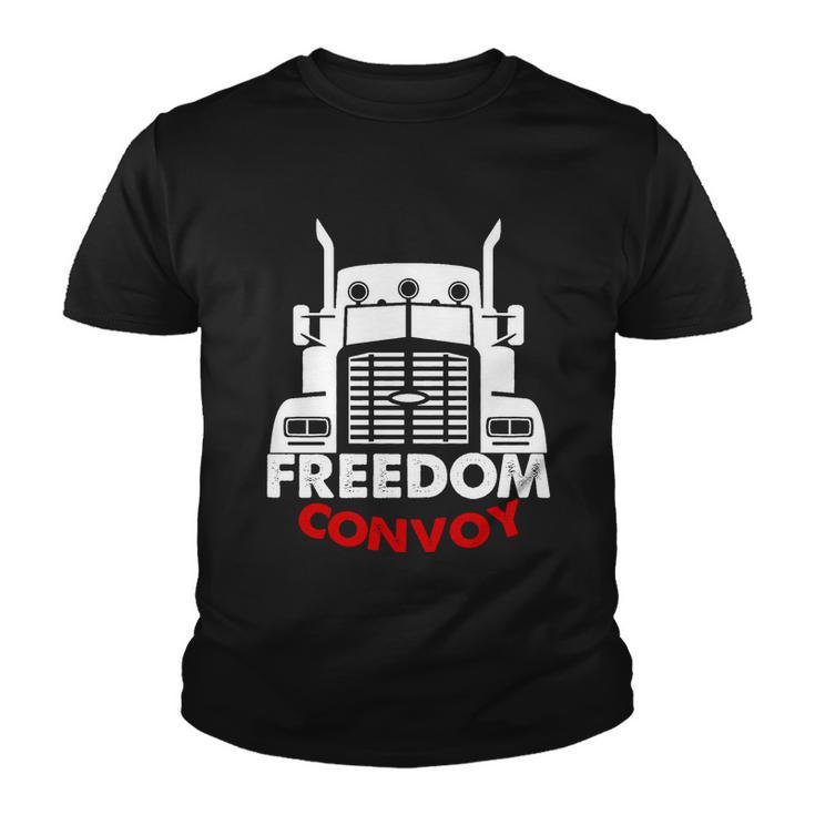 Freedom Convoy Support Truckers Tshirt Youth T-shirt