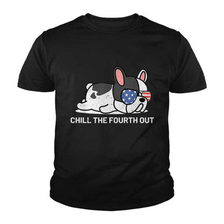 French Bulldog Funny 4Th Of July Gift For Frenchie Lover Youth T-shirt
