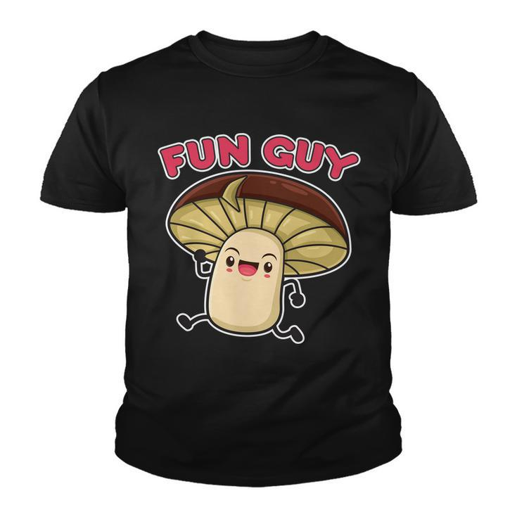 Fun Guy Fungi Mushroom Tshirt Youth T-shirt