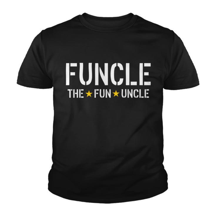 Funcle The Fun Uncle Army Stars Tshirt Youth T-shirt