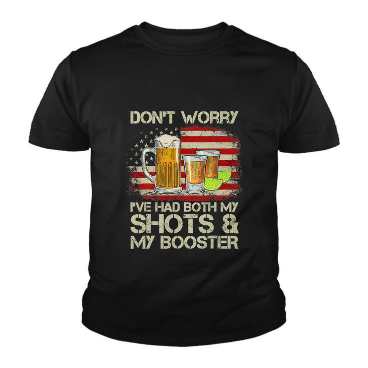 Funny 4Th Of July American Drinking Youth T-shirt